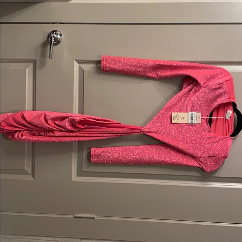 Hot pink oh polly dress
